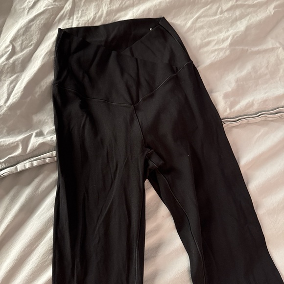 Aerie Black Flared Leggings - Picture 2 of 8